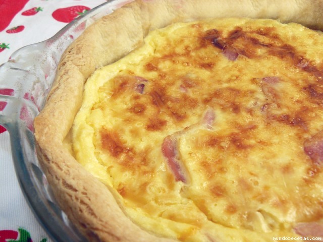 Receta de Quiche lorraine con masa quebrada casera