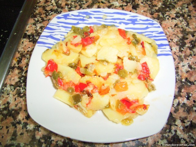 Receta de Patatas a lo pobre en gmd Receta de Patatas a lo pobre en gmd