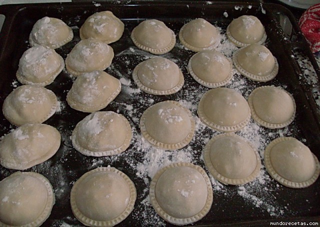 Receta de sorrentinos (ravioles redondos) Receta de sorrentinos (ravioles redondos)