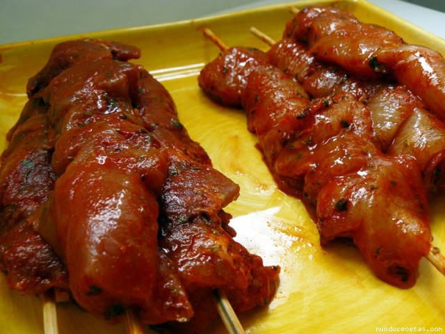 Receta de Pinchos capisi Receta de Pinchos capisi