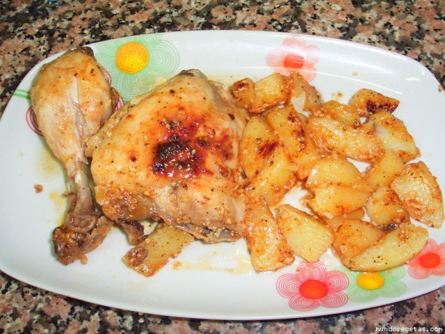 Receta de Pollo al ajo y limón con bolsa de asar en gmd Receta de Pollo al ajo y limón con bolsa de asar en gmd