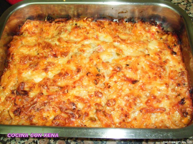 Receta de Macarrones con carne etc...bechamel .....gmd y horno Receta de Macarrones con carne etc...bechamel .....gmd y horno