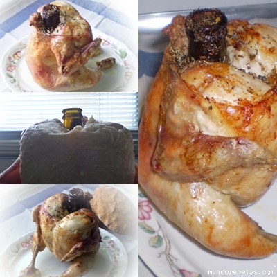 Receta de Pollo sentado Receta de Pollo sentado