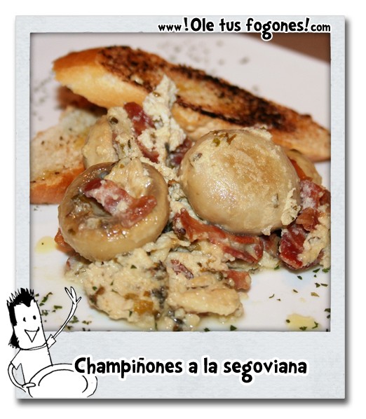 Receta de Champiñones a la segoviana Receta de Champiñones a la segoviana