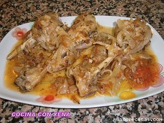 Receta de Muslos de pavo en salsita...en gmd