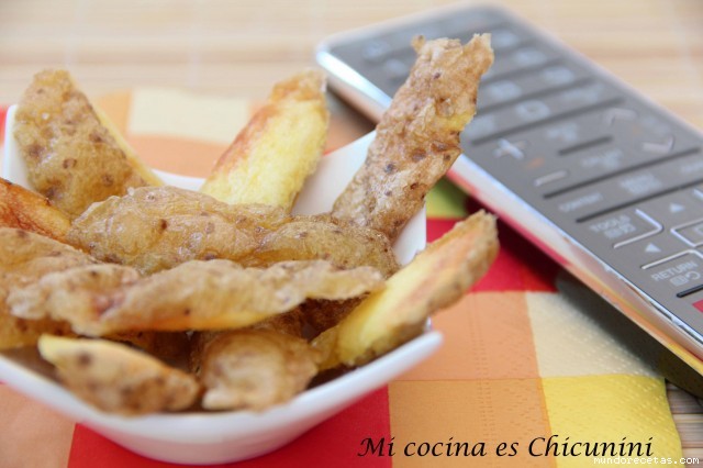 Receta de Snacks de corteza de patata Receta de Snacks de corteza de patata