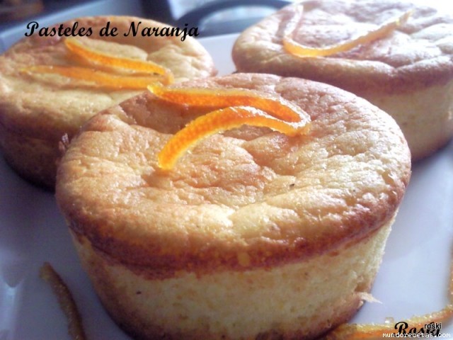 Receta de Pasteles de naranja Receta de Pasteles de naranja