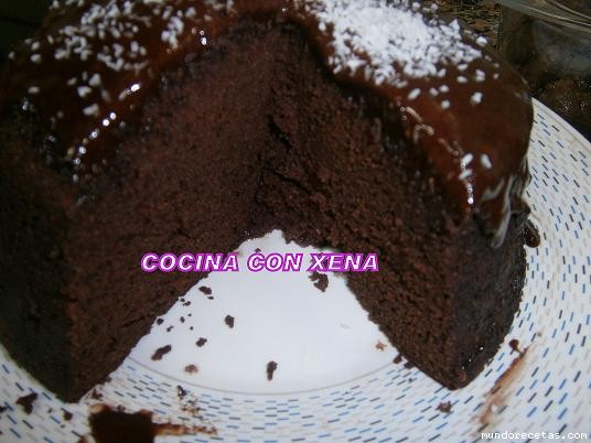 Receta de Bizcocho de chocolate en 10 minu (de Lolitoba) Receta de Bizcocho de chocolate en 10 minu (de Lolitoba)