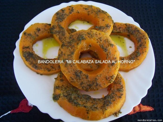 Receta de Mi calabaza al horno