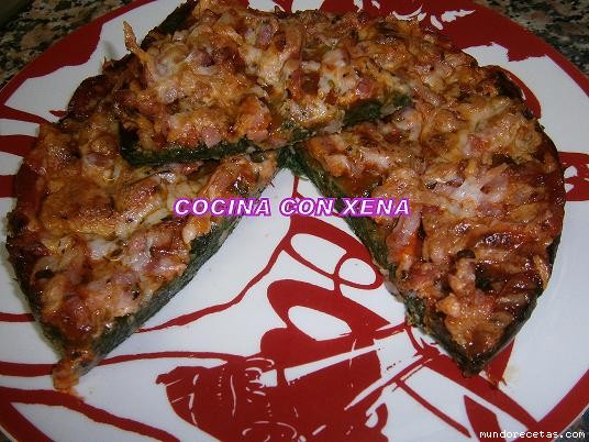Receta de Pizza con masa de espinacas Receta de Pizza con masa de espinacas