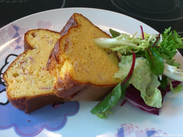 Receta de pastel de bacon y zanahoria Receta de pastel de bacon y zanahoria