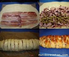 Receta de Pan de jamon relleno (Thermomix) Receta de Pan de jamon relleno (Thermomix)
