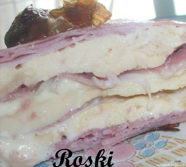 Receta de pastel de pollo con jamon dulce y serrano Receta de pastel de pollo con jamon dulce y serrano