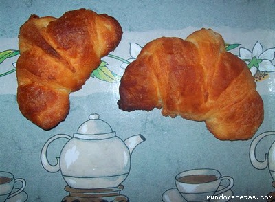 Receta de Croisant hojaldrados