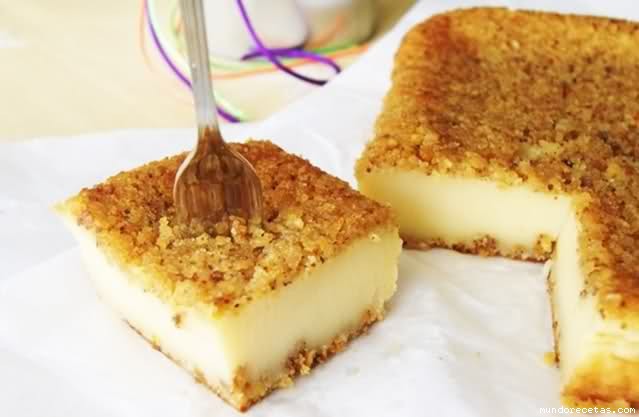 Receta de Pastel cremoso con frutos secos Receta de Pastel cremoso con frutos secos