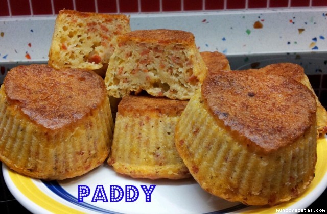 Receta de Muffins de pepperoni (Thermomix) Receta de Muffins de pepperoni (Thermomix)
