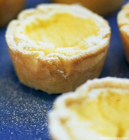 Receta de tartaletas de crema de limn