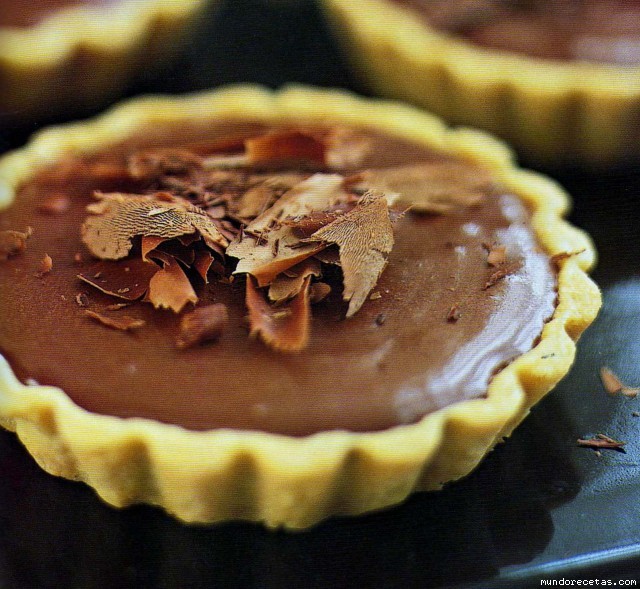 Receta de tartaletas de mousse de chocolate