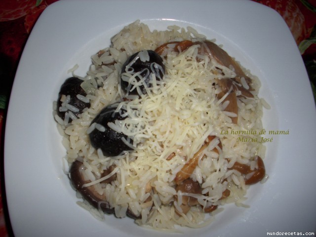 Receta de Arroz con setas variadas Receta de Arroz con setas variadas