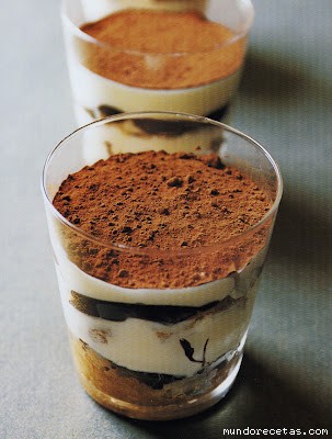 Receta de Tiramisu con chocolate Receta de Tiramisu con chocolate