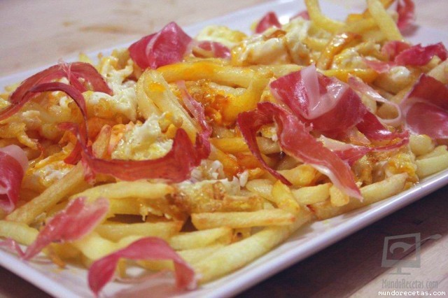 Receta de Huevos Rotos con Jamón de Teruel Receta de Huevos Rotos con Jamón de Teruel