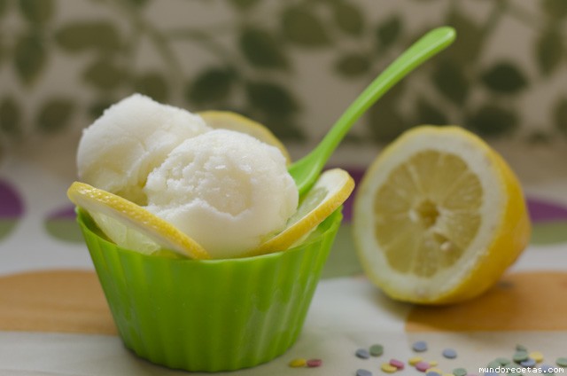 Receta de Helado de limón light Receta de Helado de limón light