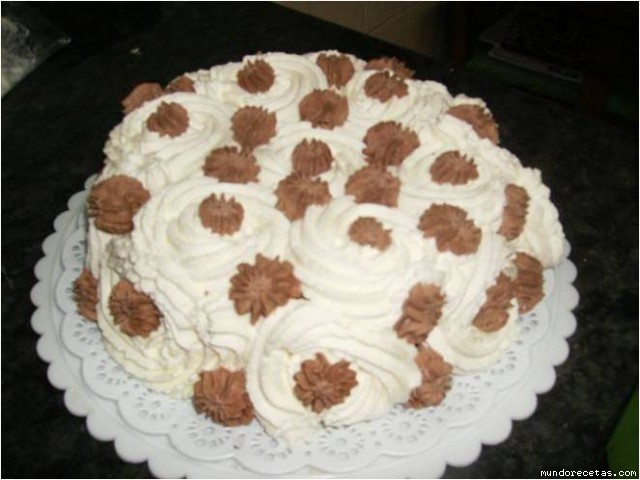 Receta de TARTA  DE  TRUFA  Y  NATA