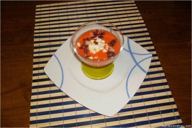 Receta de SALMOREJO estilo Adita Receta de SALMOREJO estilo Adita