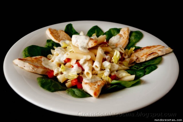 Receta de Ensalada de pasta toscana Receta de Ensalada de pasta toscana