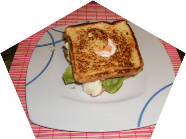 Receta de SANDWICH VEGETAL CON HUEVO Receta de SANDWICH VEGETAL CON HUEVO
