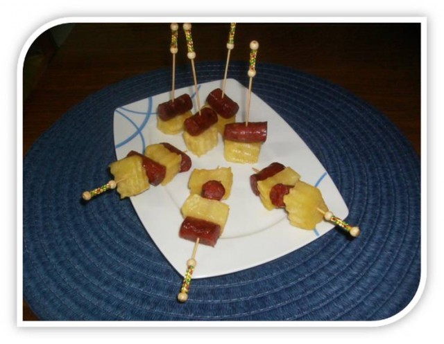 Receta de CHISTORRA CON PATATAS Receta de CHISTORRA CON PATATAS