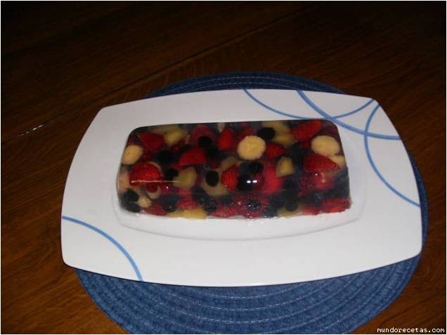 Receta de ÁSPIC DE FRUTAS Receta de ÁSPIC DE FRUTAS