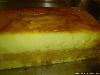 Receta de bizco-flan (Thermomix)