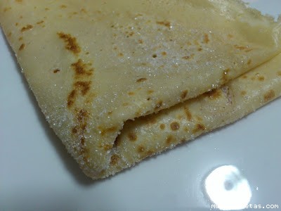 Receta de Filloas o Crepes dulces, tradicional y thermomix