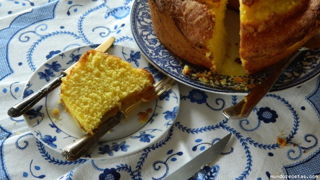Receta de Bizcocho de la abuela de nata Receta de Bizcocho de la abuela de nata