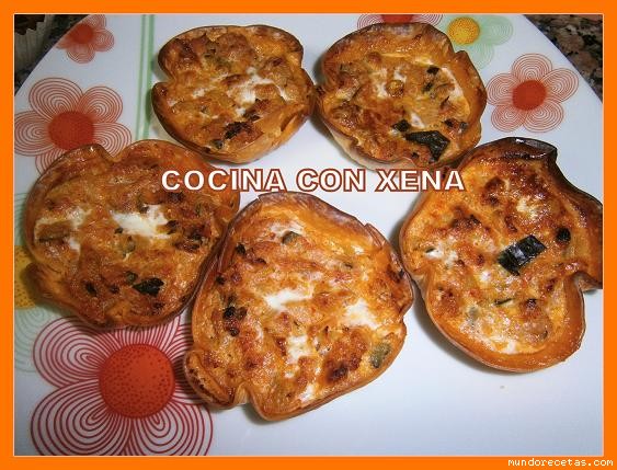 Receta de Obleas rellenas de pisto de atn