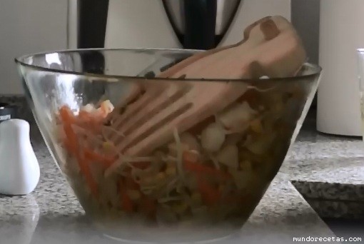 Receta de Ensalada amarilla al maiz Receta de Ensalada amarilla al maiz
