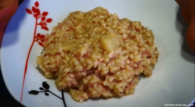 Receta de Risotto de manzana