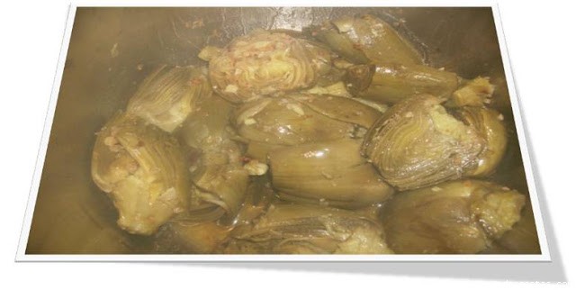 Receta de ALCACHOFAS EN VINAGRETA Receta de ALCACHOFAS EN VINAGRETA