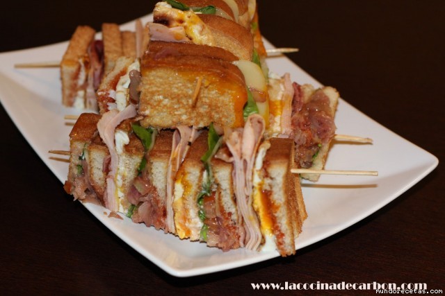 Receta de Sándwich Club Receta de Sándwich Club