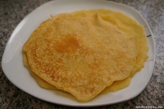 Receta de Crepes caseras Receta de Crepes caseras