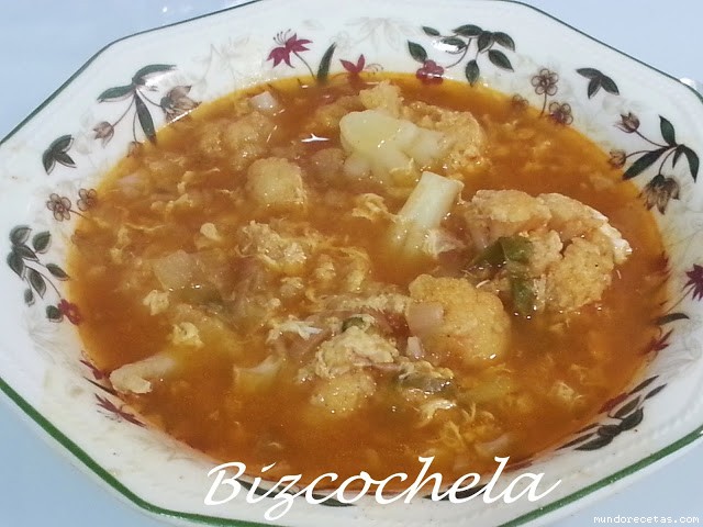 Receta de Sopa de coliflor ligera Receta de Sopa de coliflor ligera