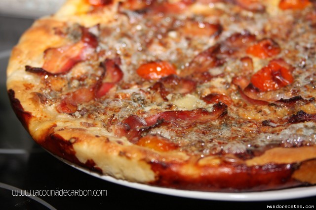 Receta de Pizza de queso Cabrales Receta de Pizza de queso Cabrales