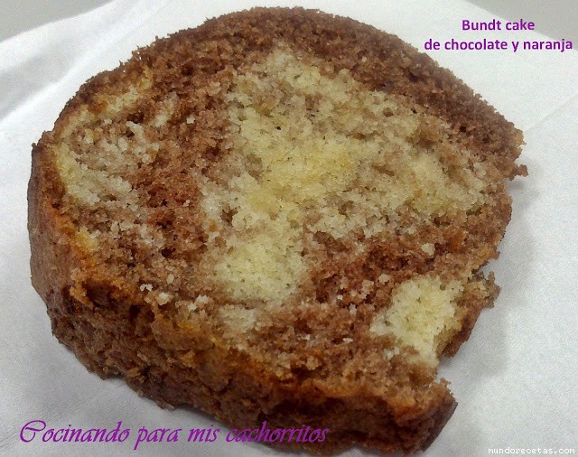 Receta de Bundt cake de chocolate y naranja Receta de Bundt cake de chocolate y naranja
