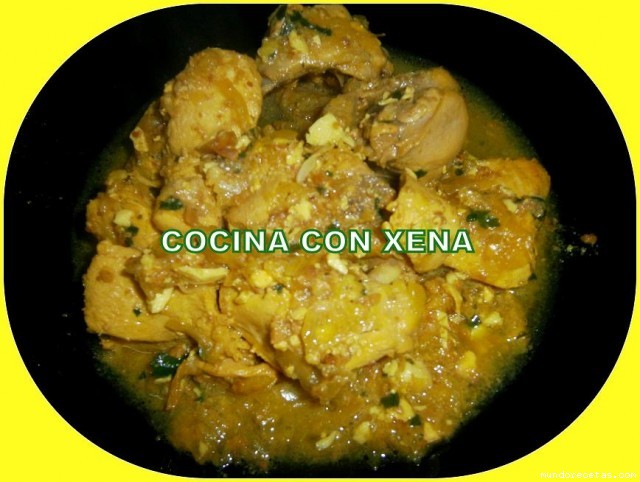 Receta de Pollo en pepitoria Receta de Pollo en pepitoria