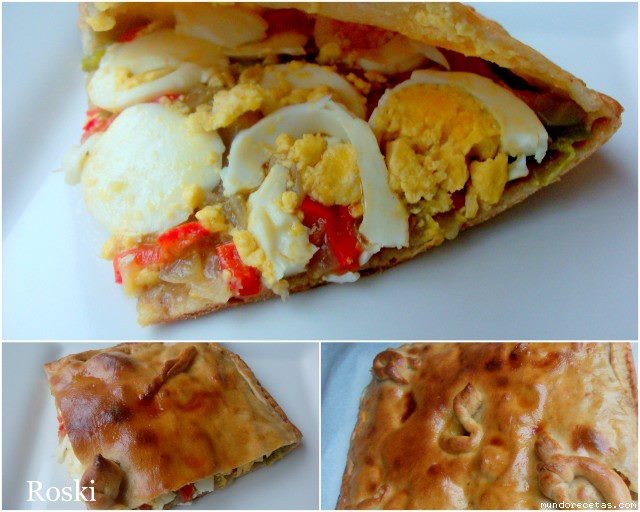Receta de Empanada de Pimientos, Cebolla y Huevos Receta de Empanada de Pimientos, Cebolla y Huevos