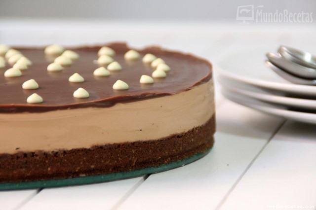 Receta de Tarta de queso y chocolate de Lorraine Pascale - Thermomix Receta de Tarta de queso y chocolate de Lorraine Pascale - Thermomix