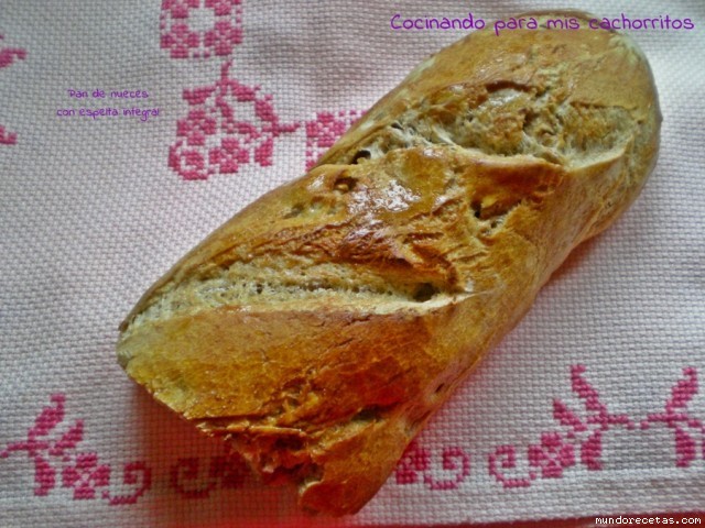 Receta de Pan de nueces con espelta integral Receta de Pan de nueces con espelta integral