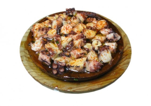 Receta de Pulpo a gallega Receta de Pulpo a gallega