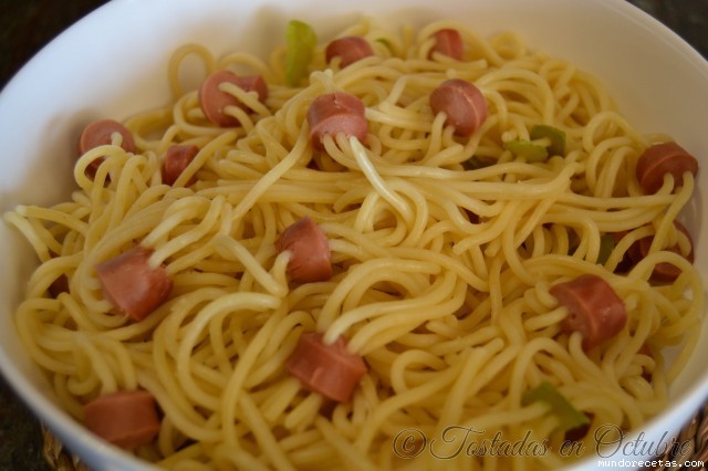 Receta de Spaghettichetas Receta de Spaghettichetas
